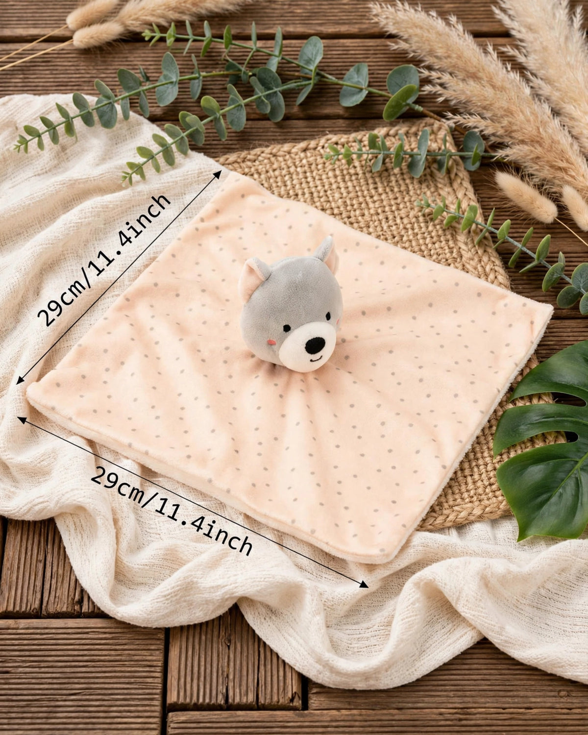 Soft Plush Cartoon Animal Baby Comforter Blanket