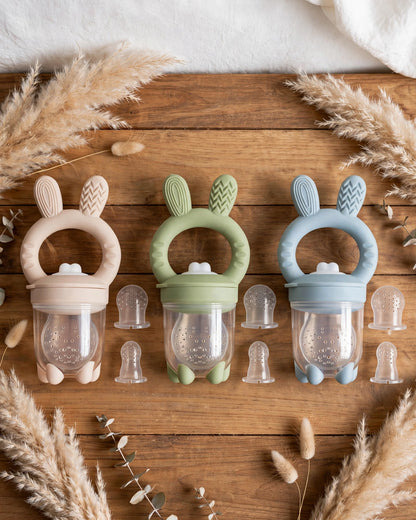 Rabbit Nibble Fruit & Vegetable Teething Feeder