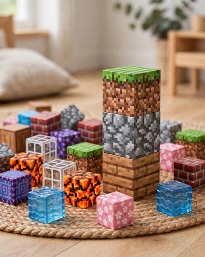 Kids' Magnetic Building Blocks | STEM Montessori Toy | 25-500pcs | Ages 3-8