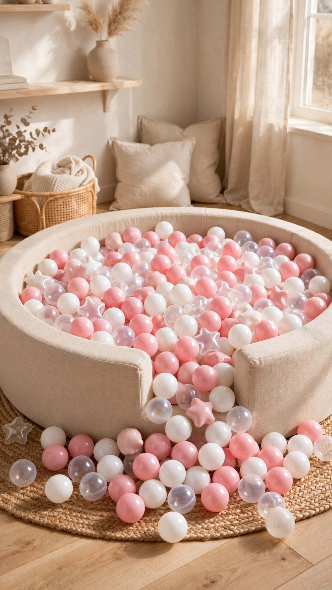 Crush-Proof Ball Pit Balls | Star Mix | Kids' Pool, Play Tent & Party Fun (100pc)