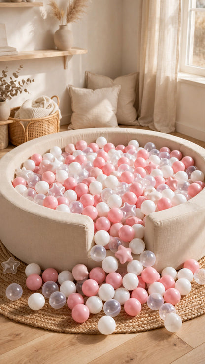 Crush-Proof Ball Pit Balls | Star Mix | Kids' Pool, Play Tent & Party Fun (100pc)