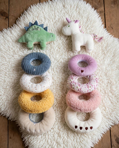 Baby Plush Stacking Toy Set – Stuffed Animals & Colourful Rings
