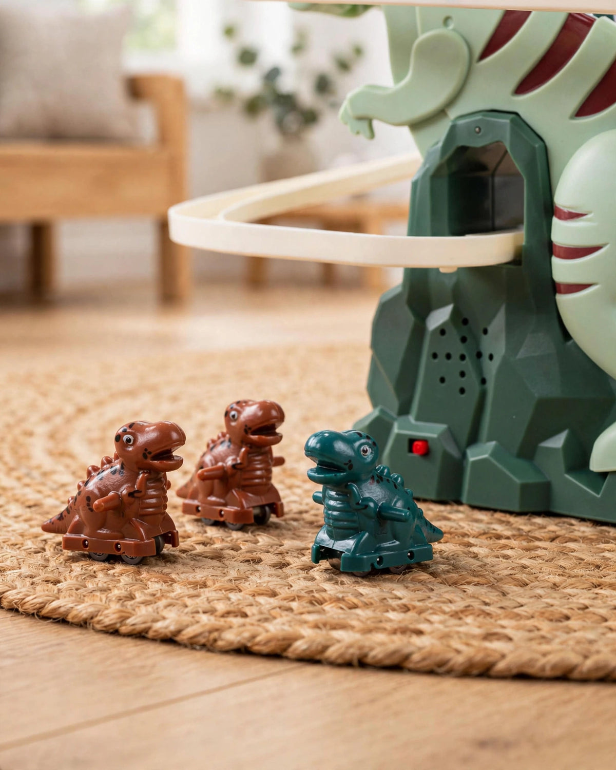 Kids' Electric Dinosaur Climbing Playhouse | Stairs, Slide & Lights | Interactive Toy