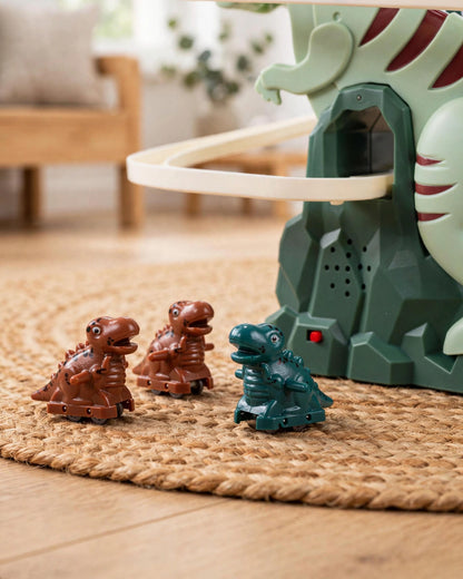 Kids' Electric Dinosaur Climbing Playhouse | Stairs, Slide & Lights | Interactive Toy