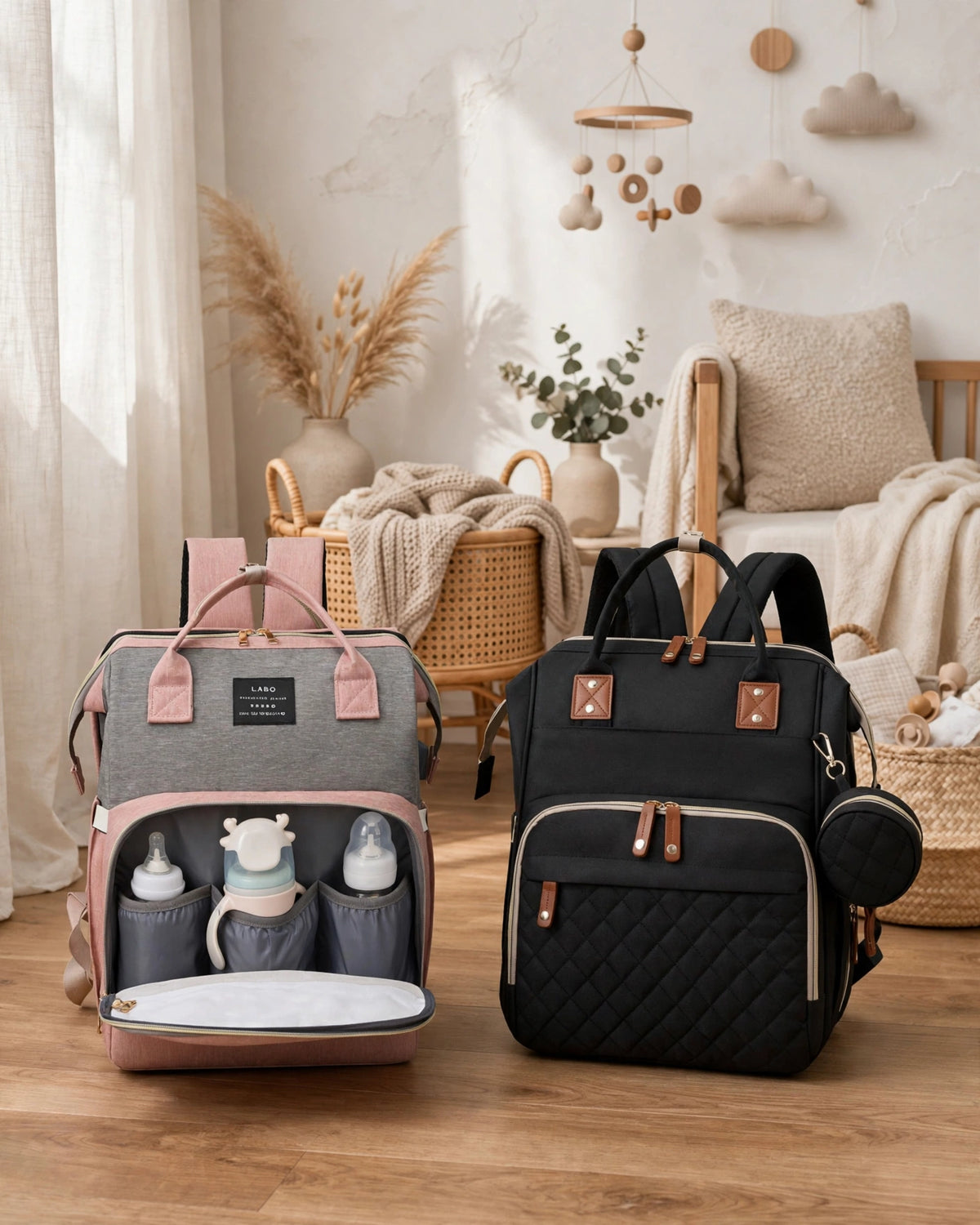 Diaper Bag Backpack | Baby Travel Organiser