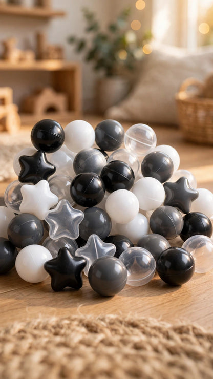 Crush-Proof Ball Pit Balls | Star Mix | Kids' Pool, Play Tent & Party Fun (100pc)