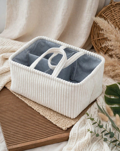 Multi-Functional Handheld Storage Basket – Retro Style Indoor & Outdoor