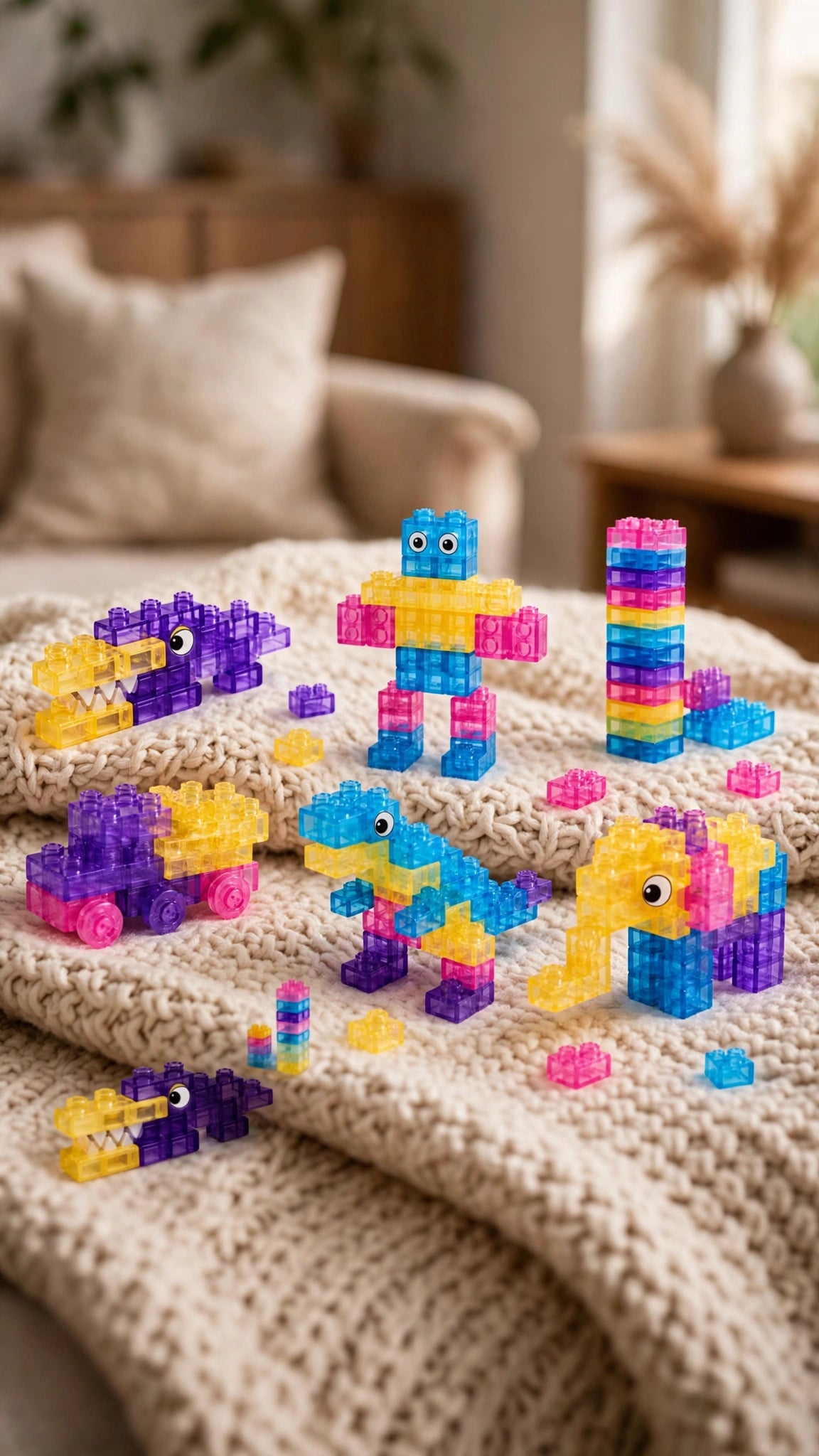 Soft Gummy Building Blocks – Sensory Play Set
