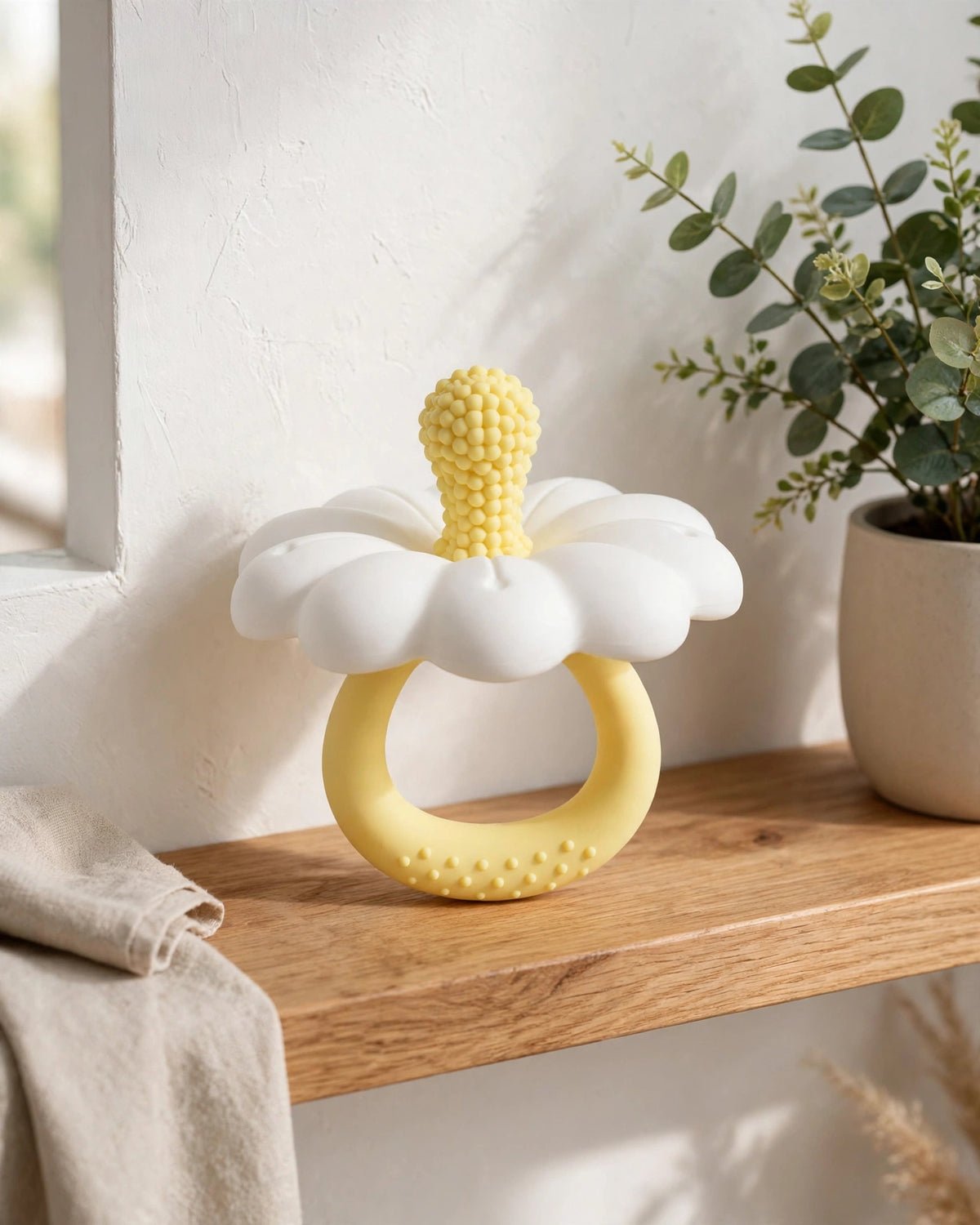 Silicone Flower Baby Teether | Infant Teething Toy | Gift for Baby Girls