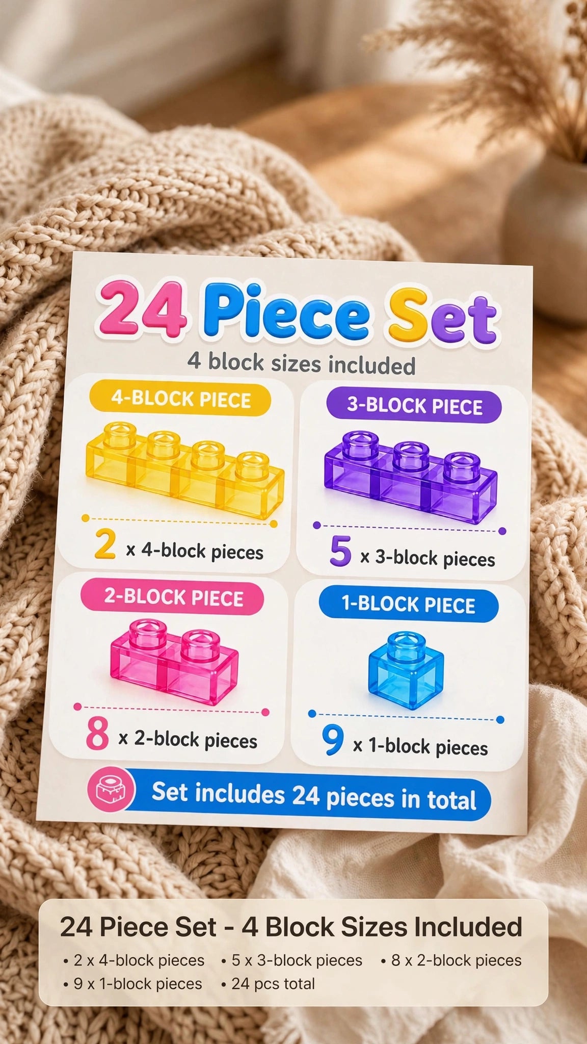 Soft Gummy Building Blocks – Sensory Play Set