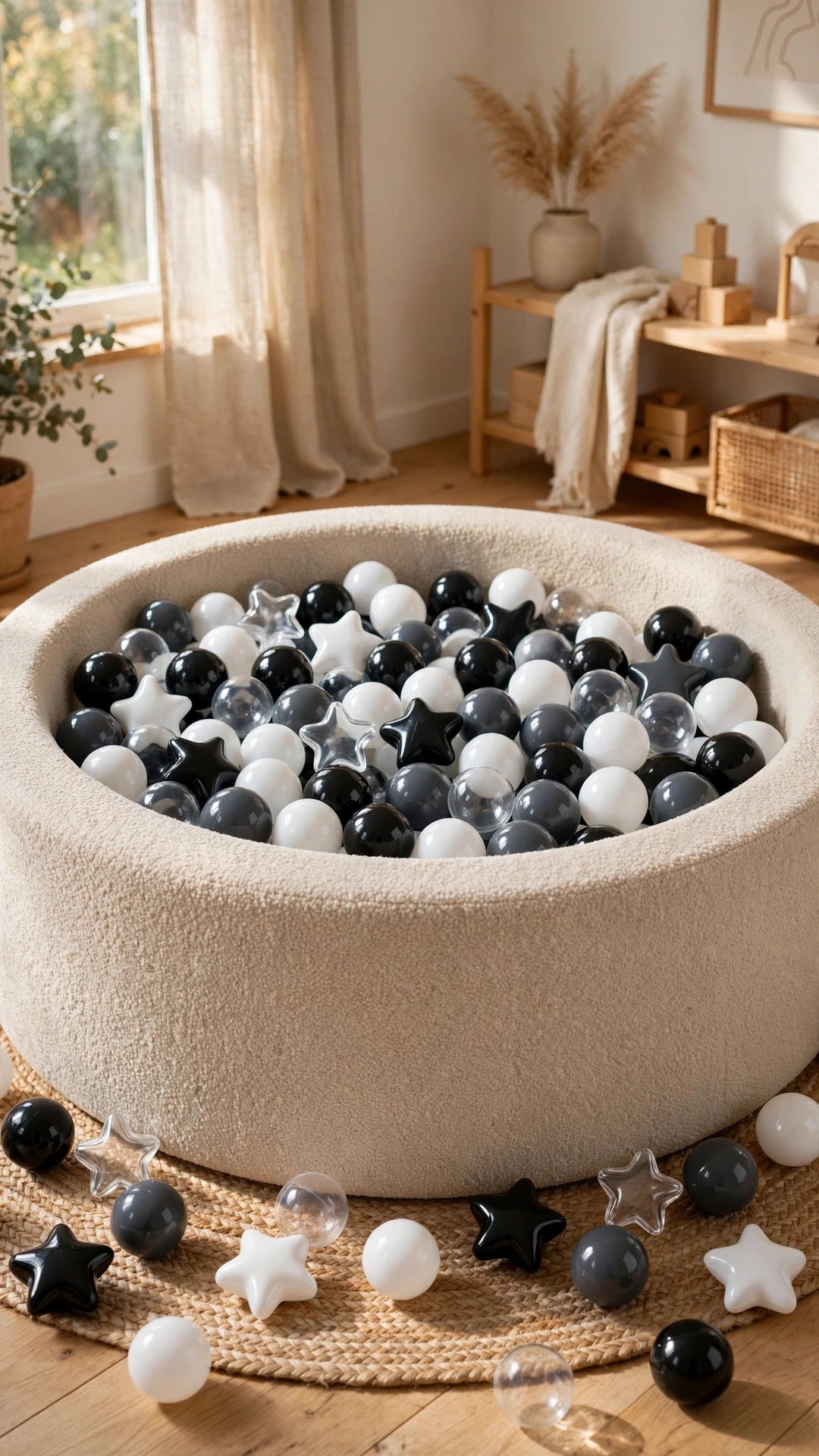 Crush-Proof Ball Pit Balls | Star Mix | Kids' Pool, Play Tent & Party Fun (100pc)