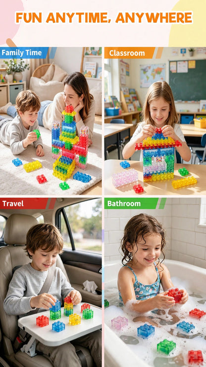 Soft Sensory Building Blocks – 20-Piece Set