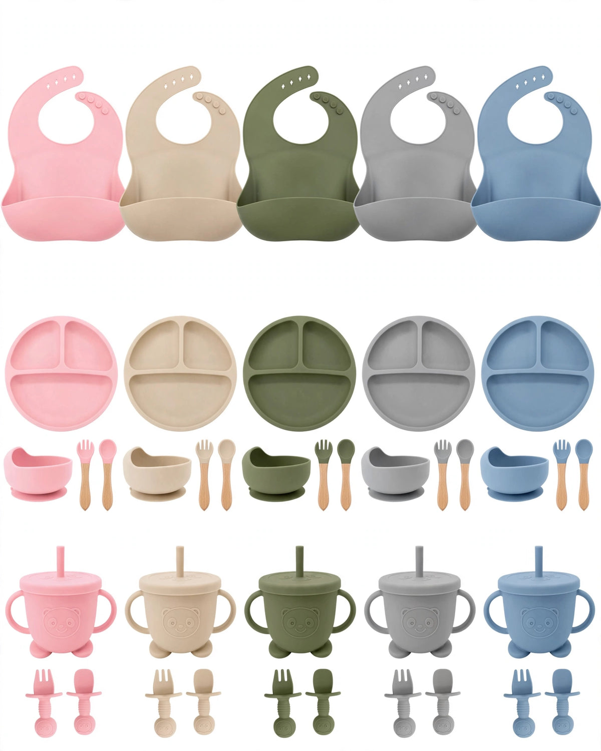 Silicone Baby Feeding Set