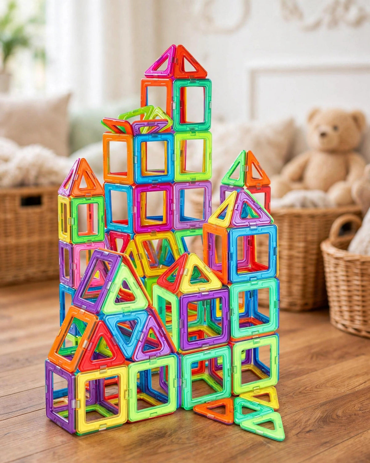 Magnetic Building Blocks | STEM Educational Toy for Toddlers