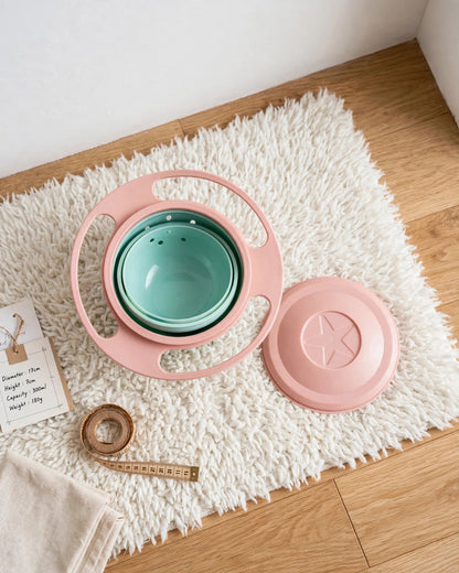 Baby Gyroscopic Bowl – 360° Rotation Anti-Spill Balance Bowl