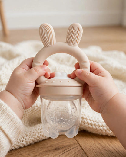Rabbit Nibble Fruit & Vegetable Teething Feeder
