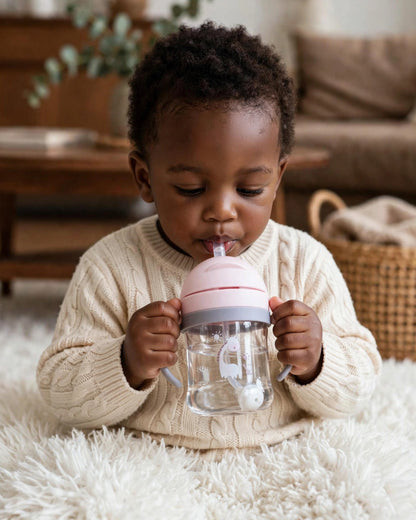 Kids Straw Water Bottle with Scale
