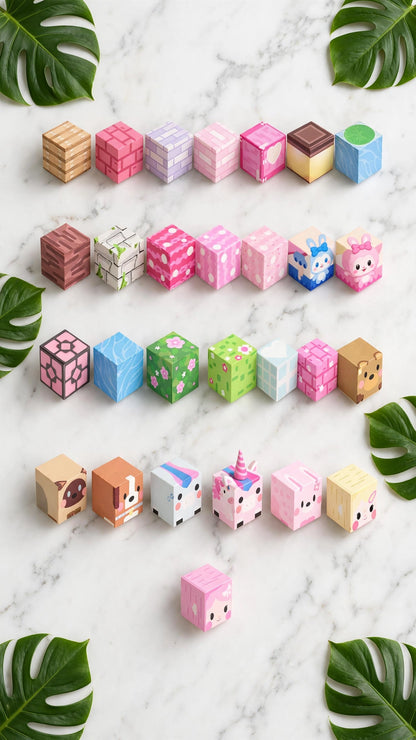 160-Piece Magnetic Building Blocks - Dreamy Cottage Set