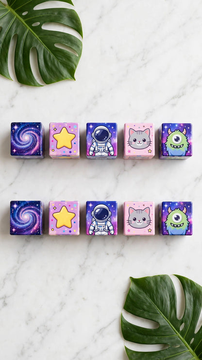 150-Piece Magnetic Building Cubes - Space Galaxy Set