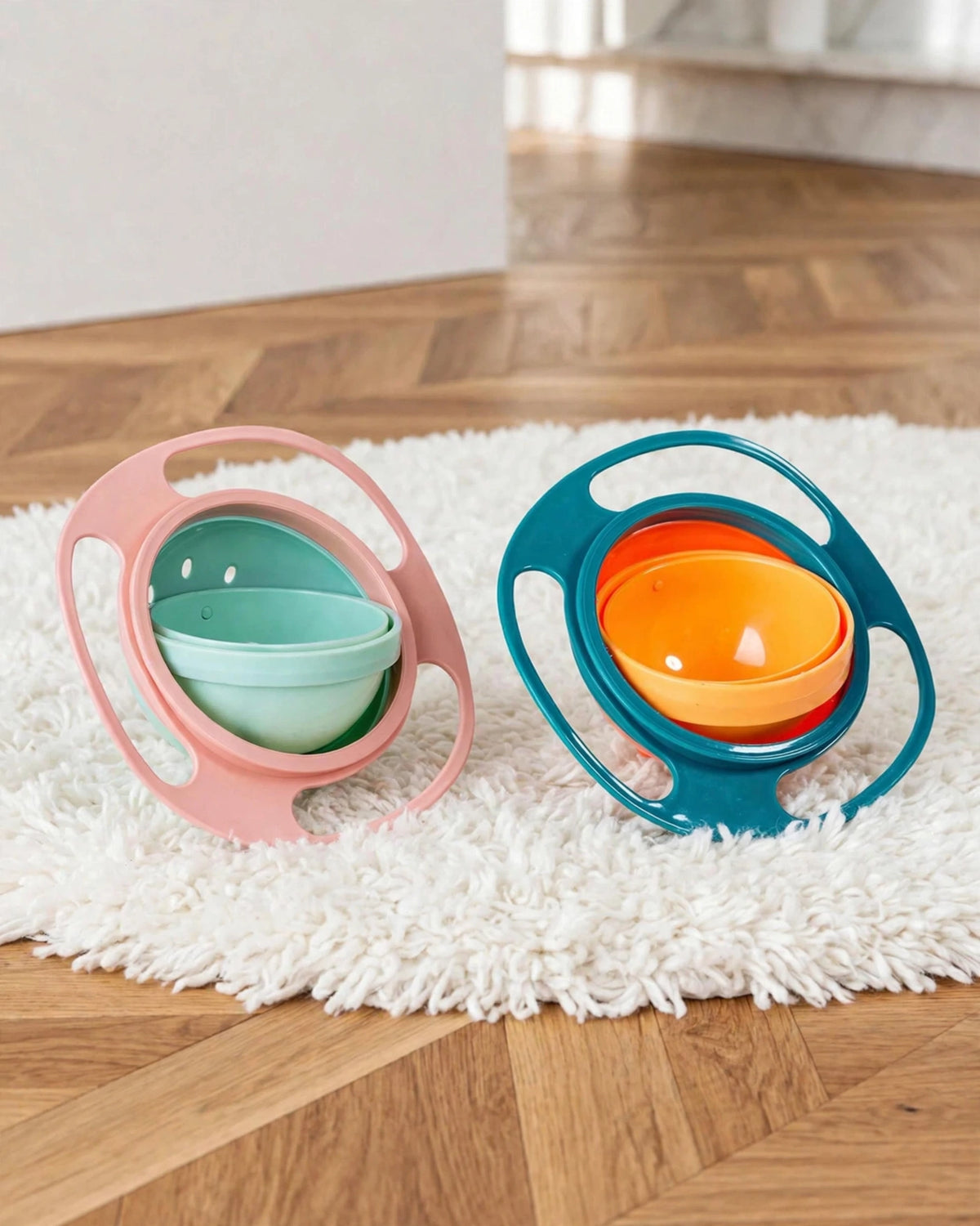 Baby Gyroscopic Bowl – 360° Rotation Anti-Spill Balance Bowl