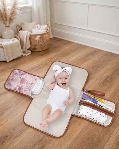Portable Baby Changing Pad | Foldable Diaper Mat | Newborn Essential