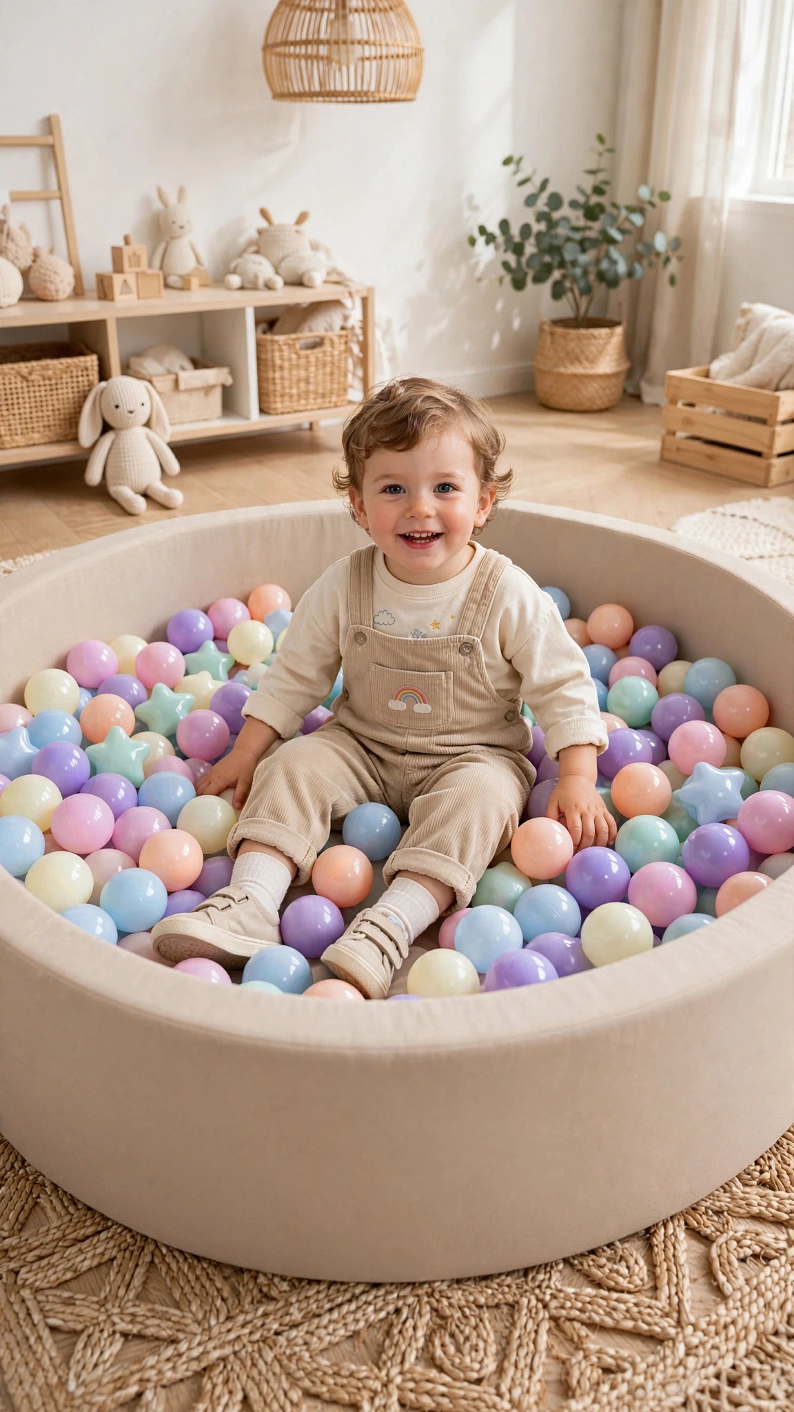 Crush-Proof Ball Pit Balls | Star Mix | Kids' Pool, Play Tent & Party Fun (100pc)