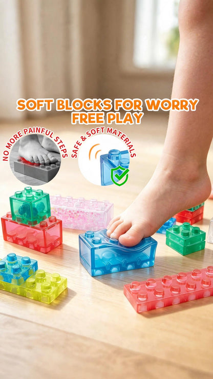 Soft Sensory Building Blocks – 20-Piece Set