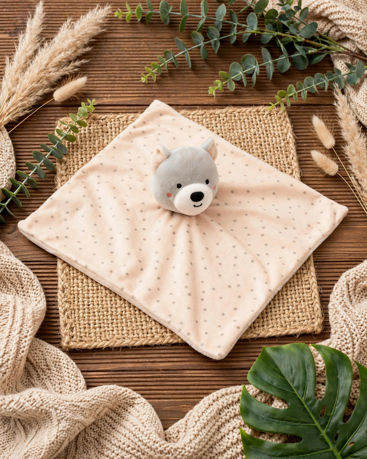 Soft Plush Cartoon Animal Baby Comforter Blanket