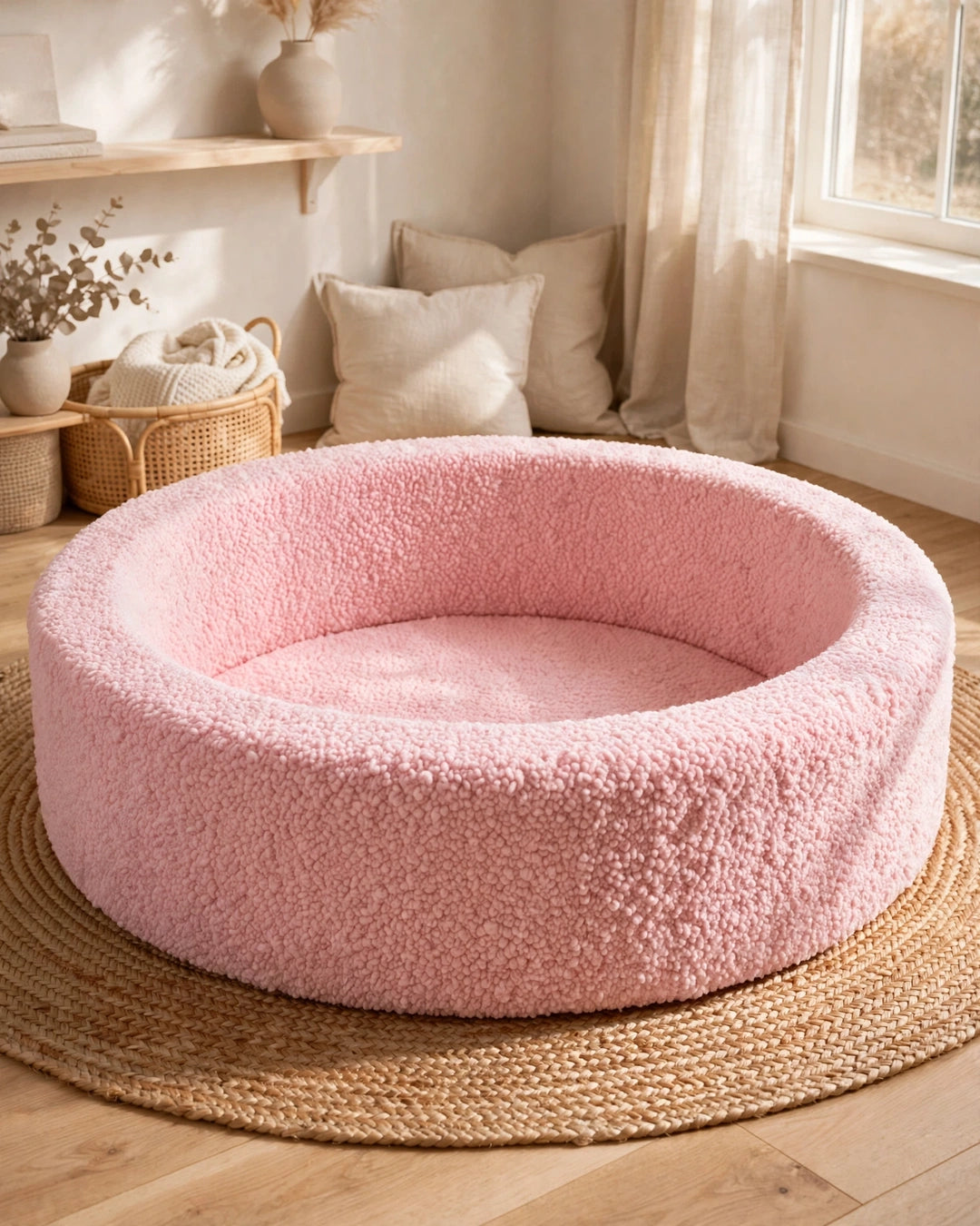 Soft Lamb Fleece Ball Pit for Toddlers & Babies
