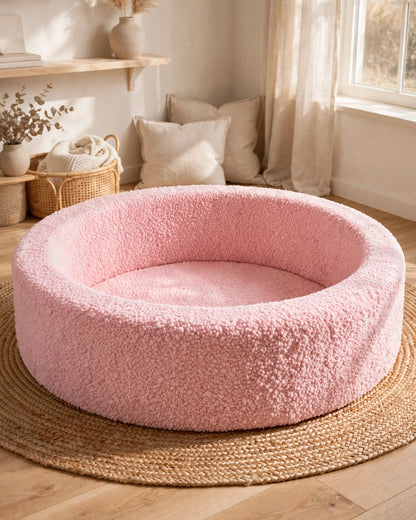 Soft Lamb Fleece Ball Pit for Toddlers & Babies