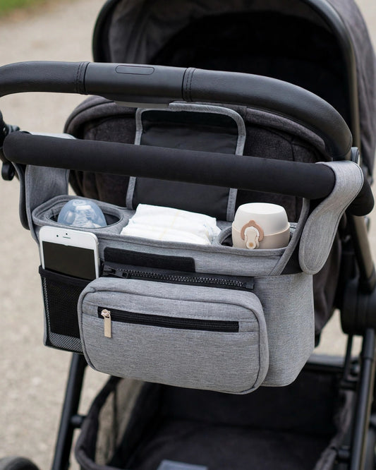 Stroller Hanging Bag – Oxford Cloth Multifunctional Mommy Tote & Shoulder Bag