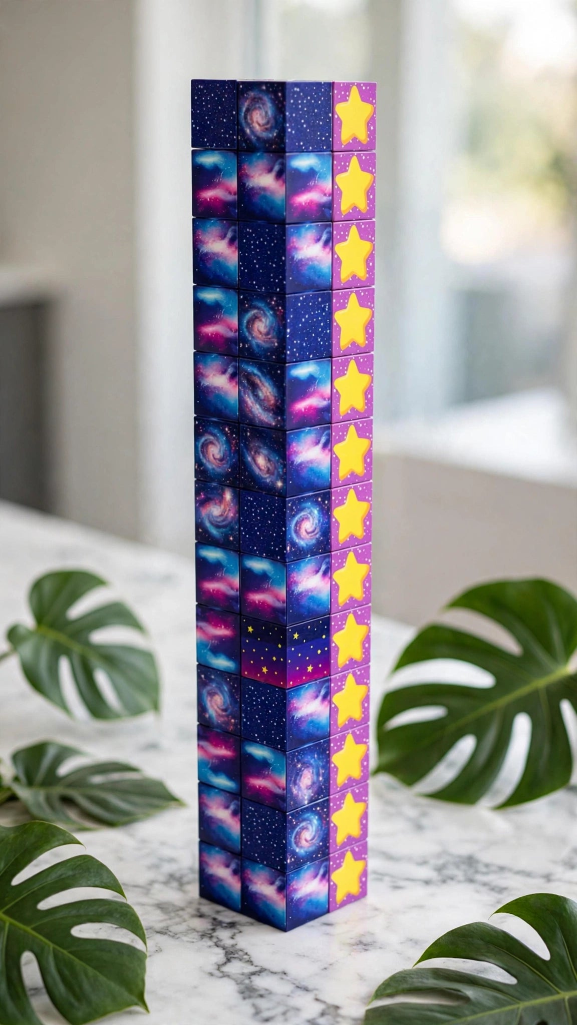 150-Piece Magnetic Building Cubes - Space Galaxy Set