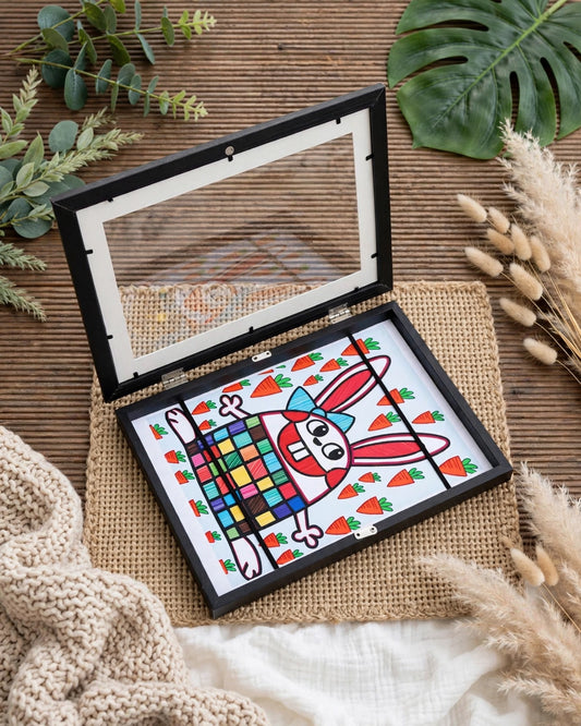 Magnetic A4 Art Display Frame – Front-Opening, Foldable