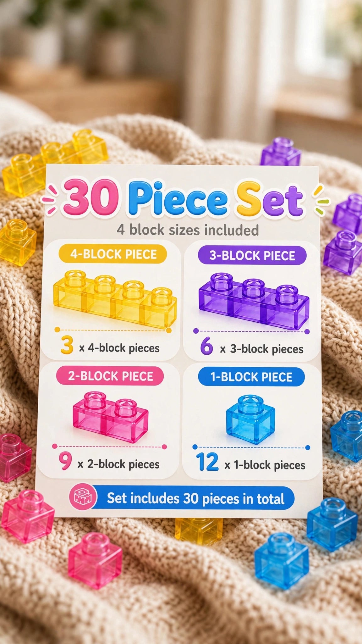 Soft Gummy Building Blocks – Sensory Play Set