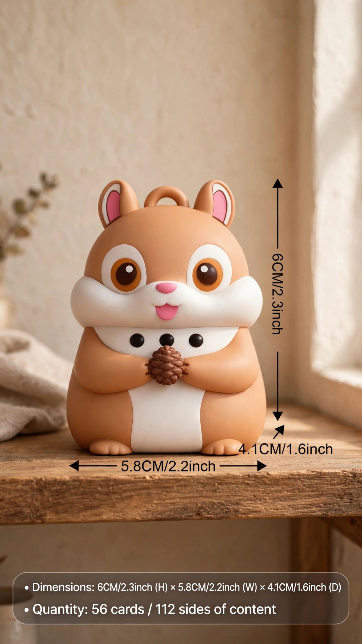 Squirrel Talking Flash Card Learning Kit – 55 Cards