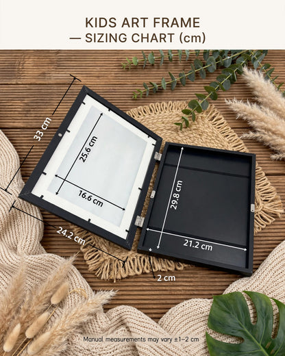 Magnetic A4 Art Display Frame – Front-Opening, Foldable
