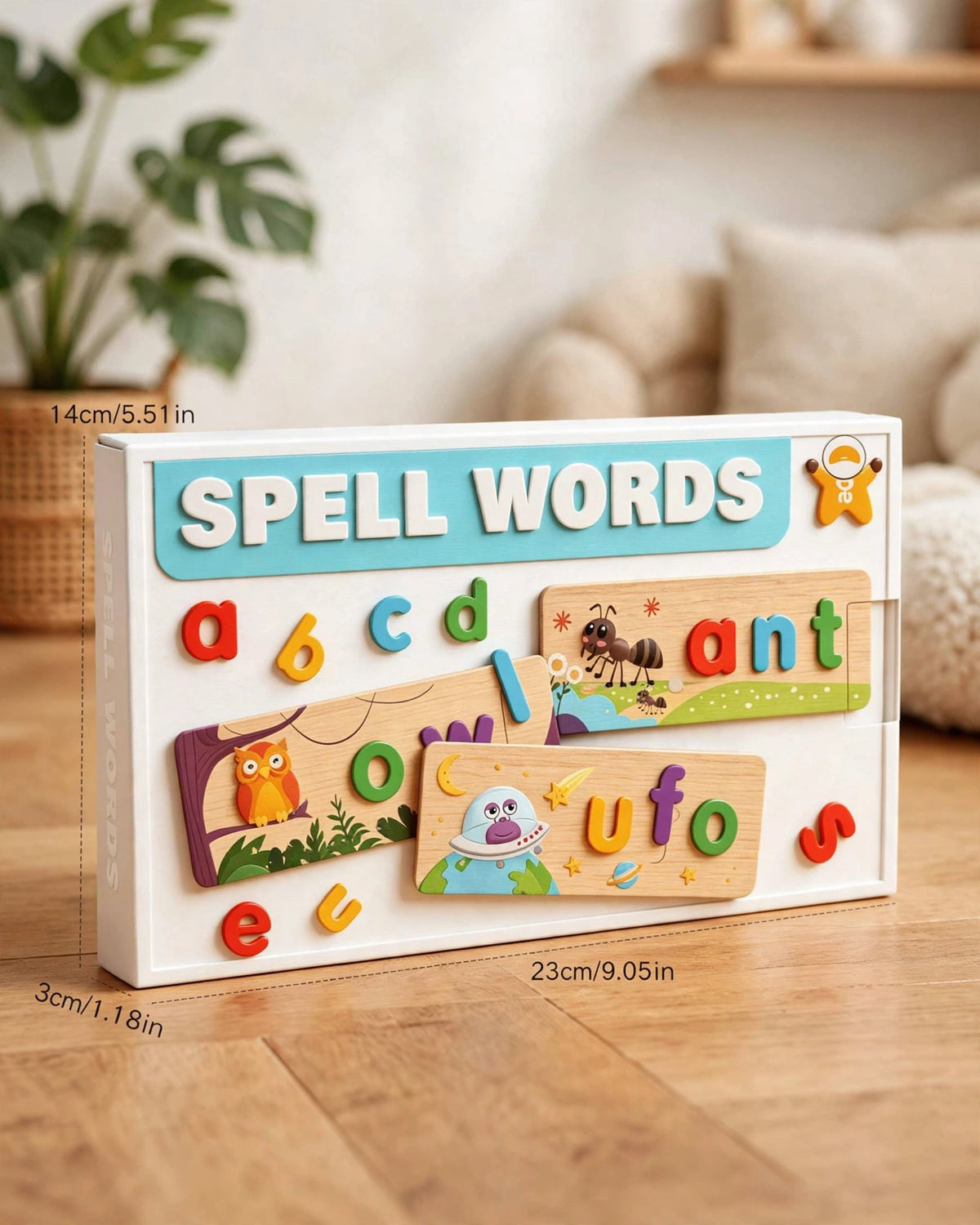 Kids' Wooden Spelling Game | Letter Puzzle & Early Learning Toy