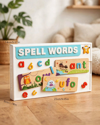 Kids' Wooden Spelling Game | Letter Puzzle & Early Learning Toy