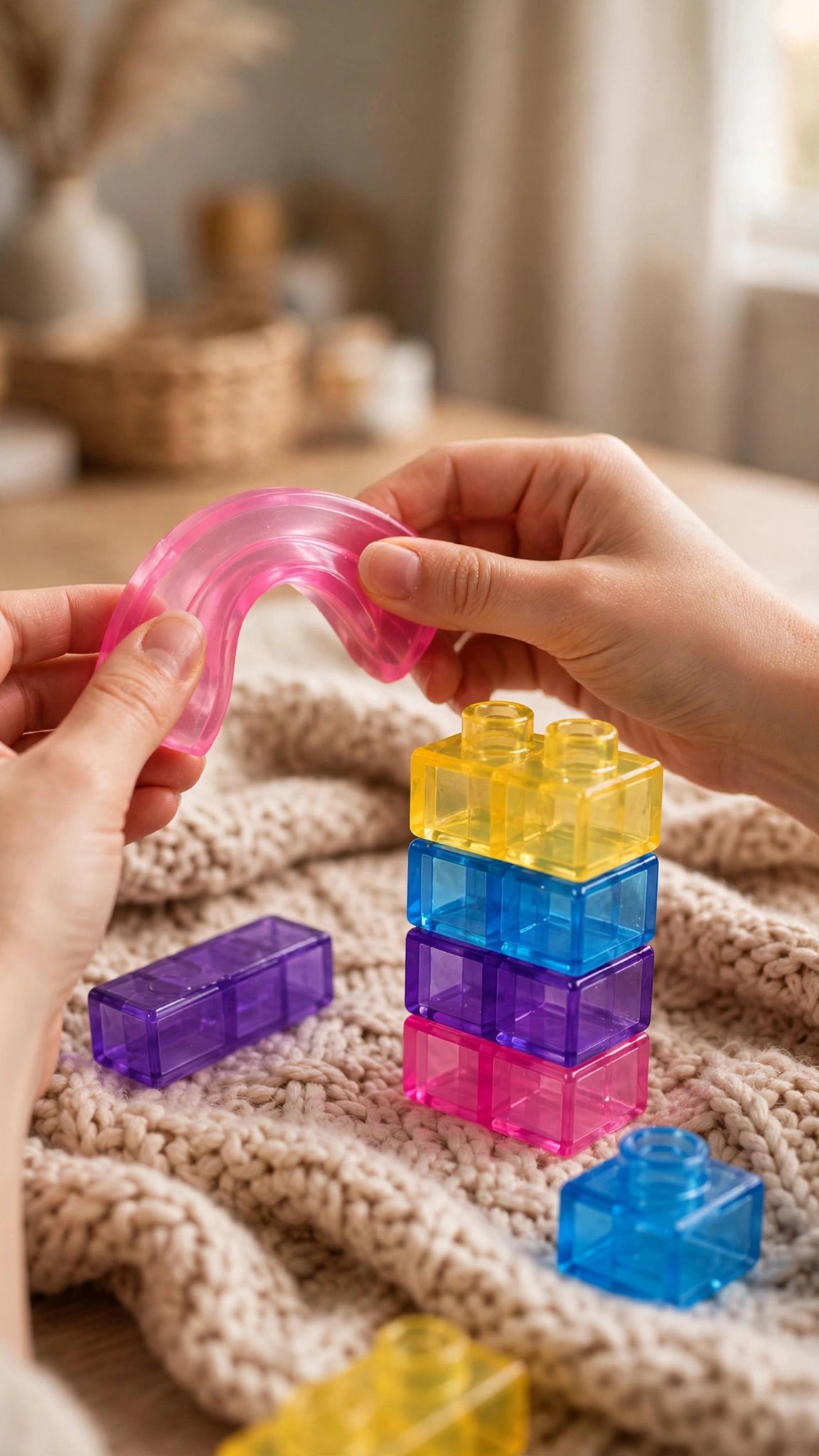 Soft Gummy Building Blocks – Sensory Play Set