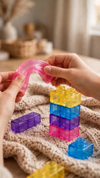 Soft Gummy Building Blocks – Sensory Play Set