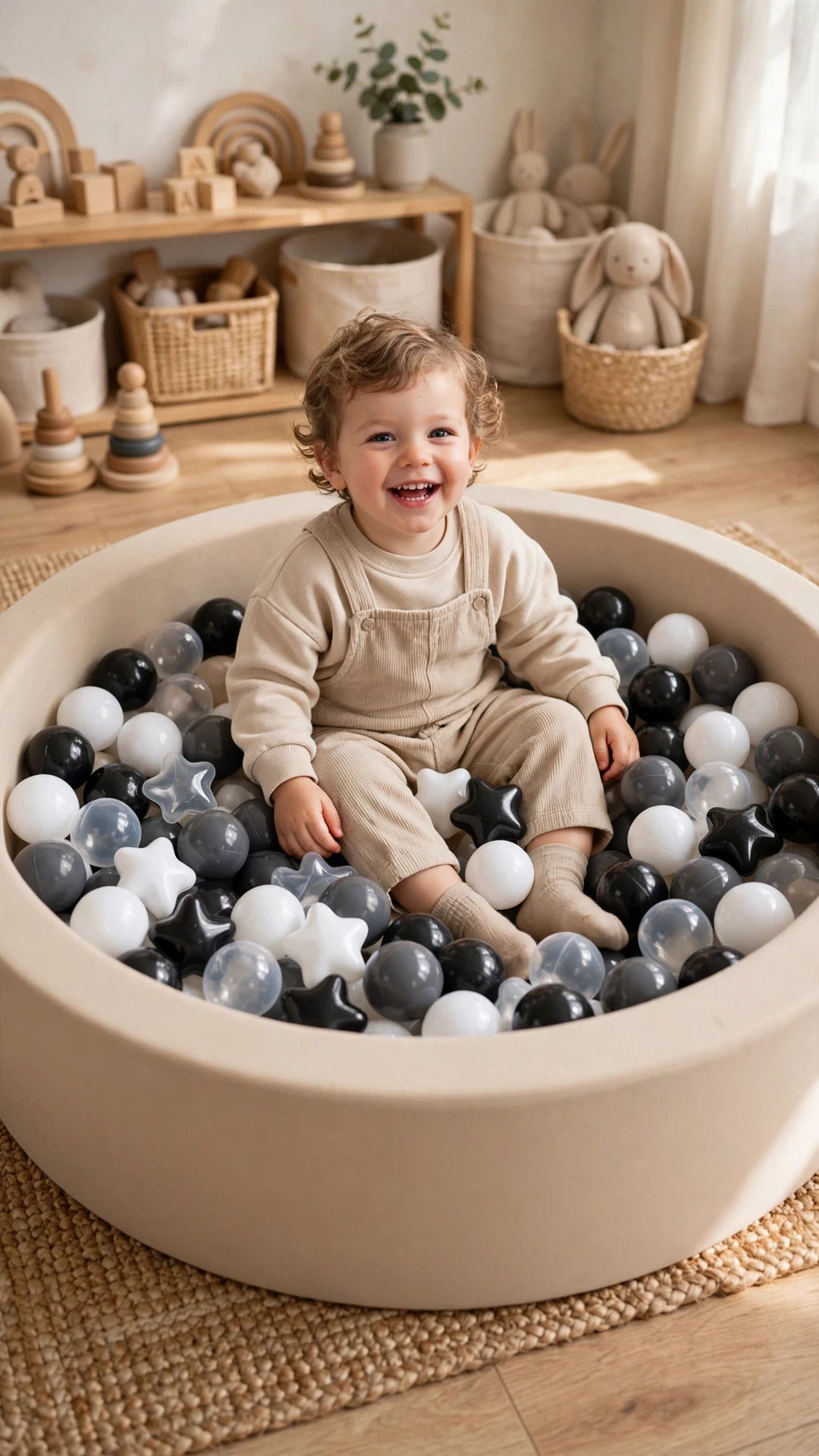 Crush-Proof Ball Pit Balls | Star Mix | Kids' Pool, Play Tent & Party Fun (100pc)