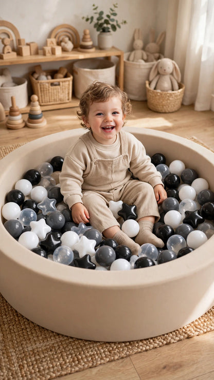 Crush-Proof Ball Pit Balls | Star Mix | Kids' Pool, Play Tent & Party Fun (100pc)